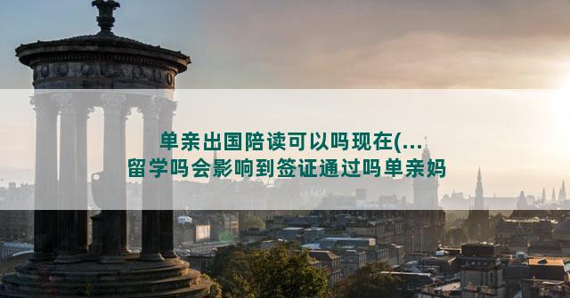 单亲出国陪读可以吗现在(...留学吗会影响到签证通过吗单亲妈妈可以陪读吗谢谢)